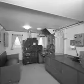 Bild från telegrafistens? hytt på fartyg 116-119, troligen från 116 S/S Vorkuta PT 57.