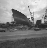 Dop och sjösättning av fartyg 188 T/T Thorshall.