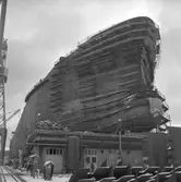 Fartyg 225 M/T Bonny på stapelbädden.