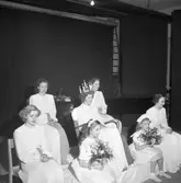 Uddevalla stads lucia med tärnor