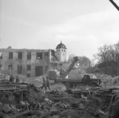 Rivning av Swanbergska fastigheten, Uddevalla 1950