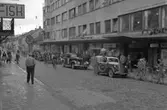 Folkpartiets valpropaganda i Uddevalla den 20 augusti 1948.
