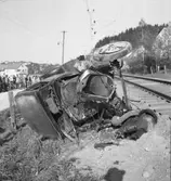 Bilolycka i Uddevalla i maj 1948