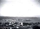 Utsikten från fyrkanten och fästningstornet i slutet av Juli 1922. 3 st.