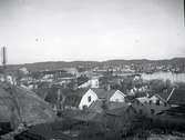 Utsikt över fästningen, staden och södra Strandverket fr. Södra Borgen. 11 nov. 1925. 
6 st. Kopierade.