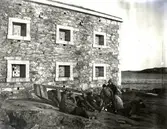 Fiskare vid Södra Strandverket.