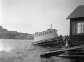 Sjösättning av Marstrands första eldrivna färja 