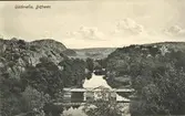 Vykort: Uddevalla. Bäfveån.