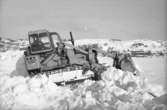 Snöröjning i Lysekil vintern 1966