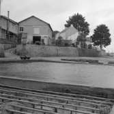 Från ostronodlingar på Atlantkusten i oktober 1959. Le Croisic, Frankrike.