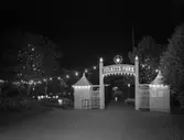 Ingången till Folkets Park, Uddevalla  1936