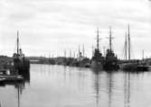 Tyska minsvepare i Uddevalla hamn
