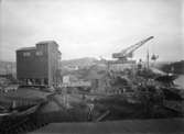 Kolupplag i Uddevalla hamn 1935