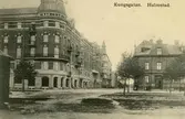 Notering på kortet: Kungsgatan. Halmstad.