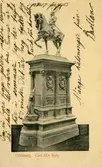 Notering på kortet: Göteborg. Carl IX s Staty.