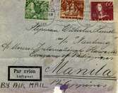 Text på kuvertet: Styrman Wilhelm Lunden m/s
