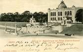 Notering på kortet: Stettin. Entwurt der Hakenterrasse mit Kaiser Fredrich-Denkmal und dem Museum.