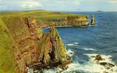 Notering på kortet: The rugged caithness coast at john oÂ´groats.