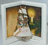 Kort: God Jul tillönskas av Fam. Aronsson.