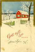Notering på kortet: Gott Nytt År tillönskas av familjen H.