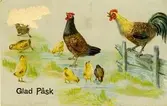 Notering på kortet: Glad Påsk