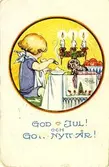 Notering på kortet: God JulGott Nytt År.
