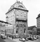 Smålandsbanken, år 1957, vid Hoppets torg i Jönköping.