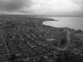 Översiktsbild över Huskvarna stad tagen mellan åren 1959-1962.