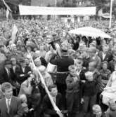 Auktion vid Huskvarna stads 50-årsjubileum år 1961.