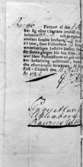 I en samling tryck med ryggtitel Kollegiers myndigheters bref 1761
- 1770.  I Generalpoststyrelsens bibliotek.  Foton 11/2 1960. 
Kartans baksida.