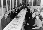 Luciakaffe vid direktörs- och seniorsbordet. August Werner 1949