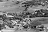 Vy över Anderstorps fabrik med spinneriet i förgrunden, 
1940-tal.