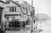 Livéns i hörnet mellan Göteborgsvägen och Bergmansgatan (adressen var Göteborgsvägen 7), 1950-70-tal.
