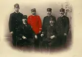 Gruppfotografi, postiljoner i Helsingborg, 1897. 