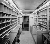 Sett från F-avdelningen. I fonden packrummet.