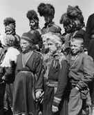 Samlade på Girots takterrass.