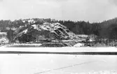 Vy över Sjövalla vintertid, okänt årtal.