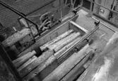 Sliperiet på pappersbruket Papyrus i Mölndal, år 1990.