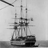 Linjeskeppet Karl XIV Johan
ur sv. fl. historia III s 56