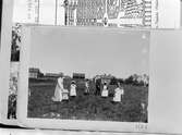 Elin, Ivar, Signe, Anders, Bruno, Britta, Carin och Olle Liljefors, sannolikt Uppsala 1900 - 1901