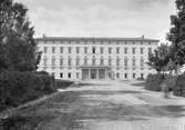 Uppsala universitetsbibliotek, Carolina Rediviva, från Carolinabacken, Uppsala, före 1914