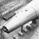 Ubåten Gripen i docka 