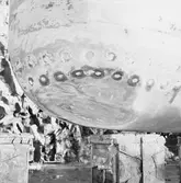 Ubåten Hajen propellerskada