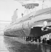 Ubåten Hajen propellerskada