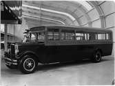 Stockholmsutställningen 1930
Interiör, hall 2. Buss från General Motors.