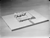 Modell av bygdegård