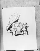 Reproduktion
Teckning av trasig lastbil