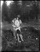 Fröken Lycke vid en utflykt.