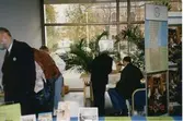 Länsmuseets monter och försäljning på Borås länsbibliotek vid lokalhistoriska dagar.