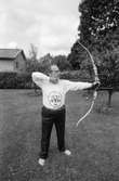 Nikolaj Babkin, Kållered, OS-medaljör i bågskytte, år 1984.

För mer information om bilden se under tilläggsinformation.